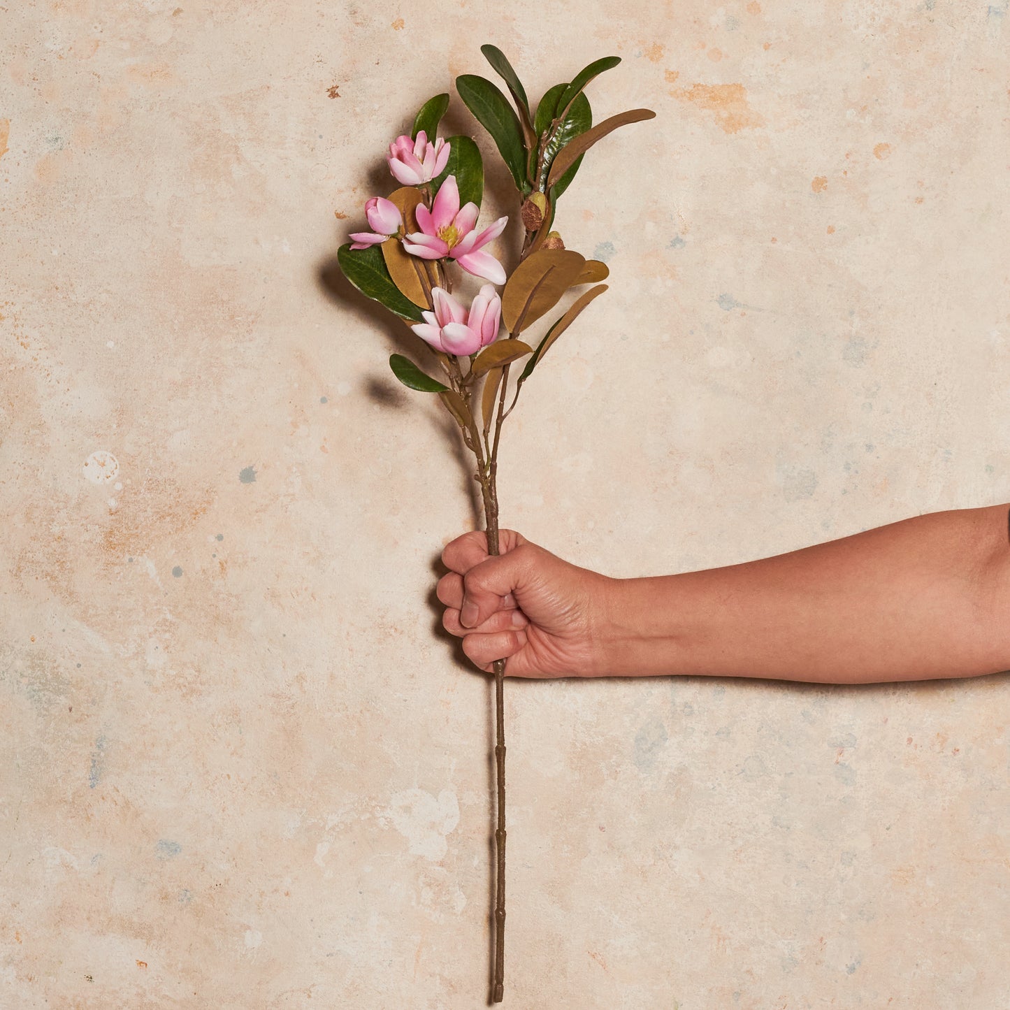 Magnolia Pearl Real Touch Flower Stem