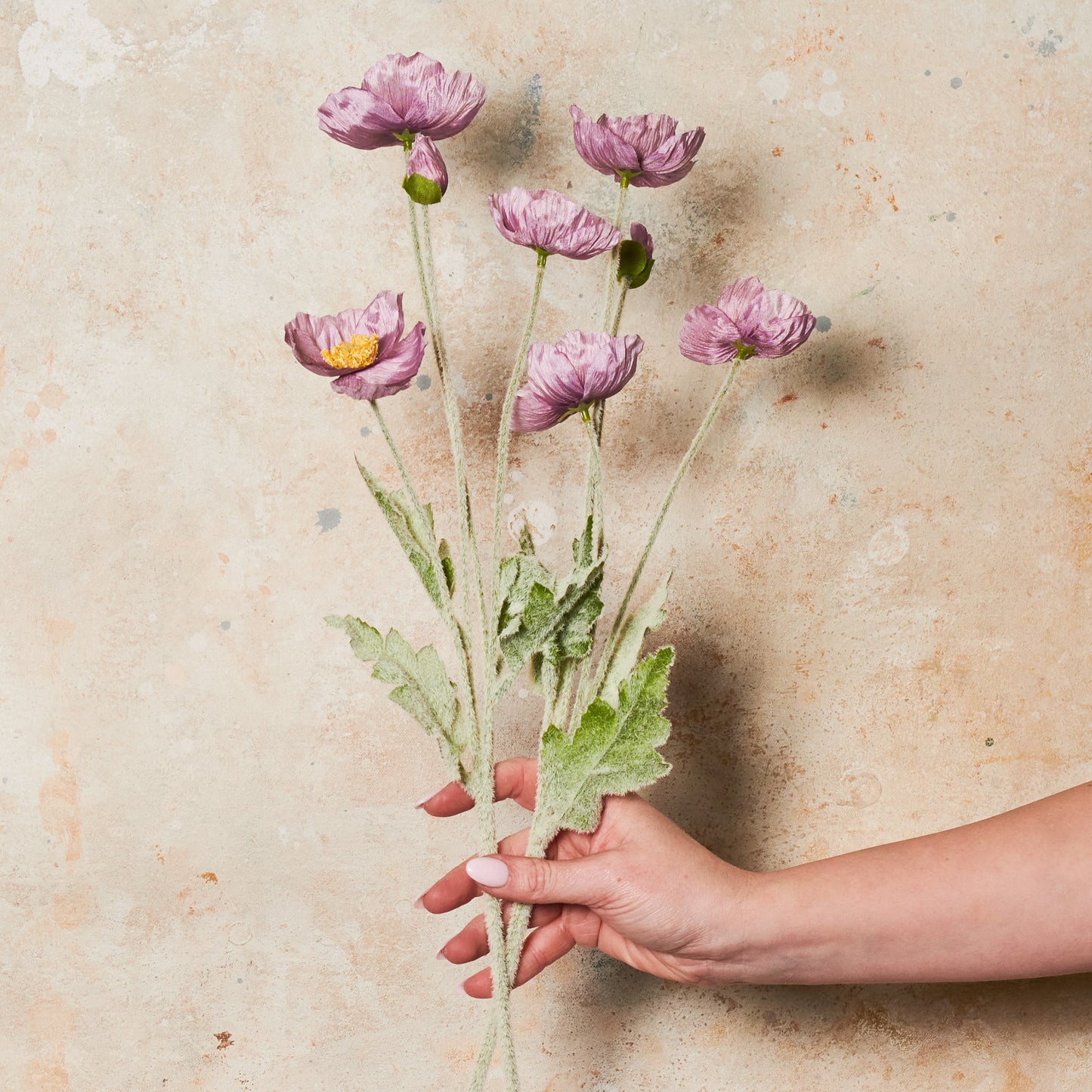 Poppy Real Touch Flower Stem