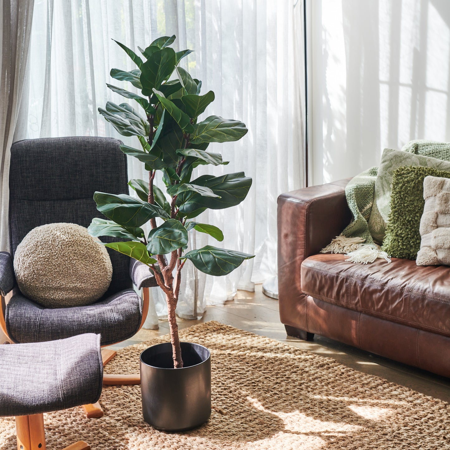 Easton Premium Fiddle Leaf Tree with Pot