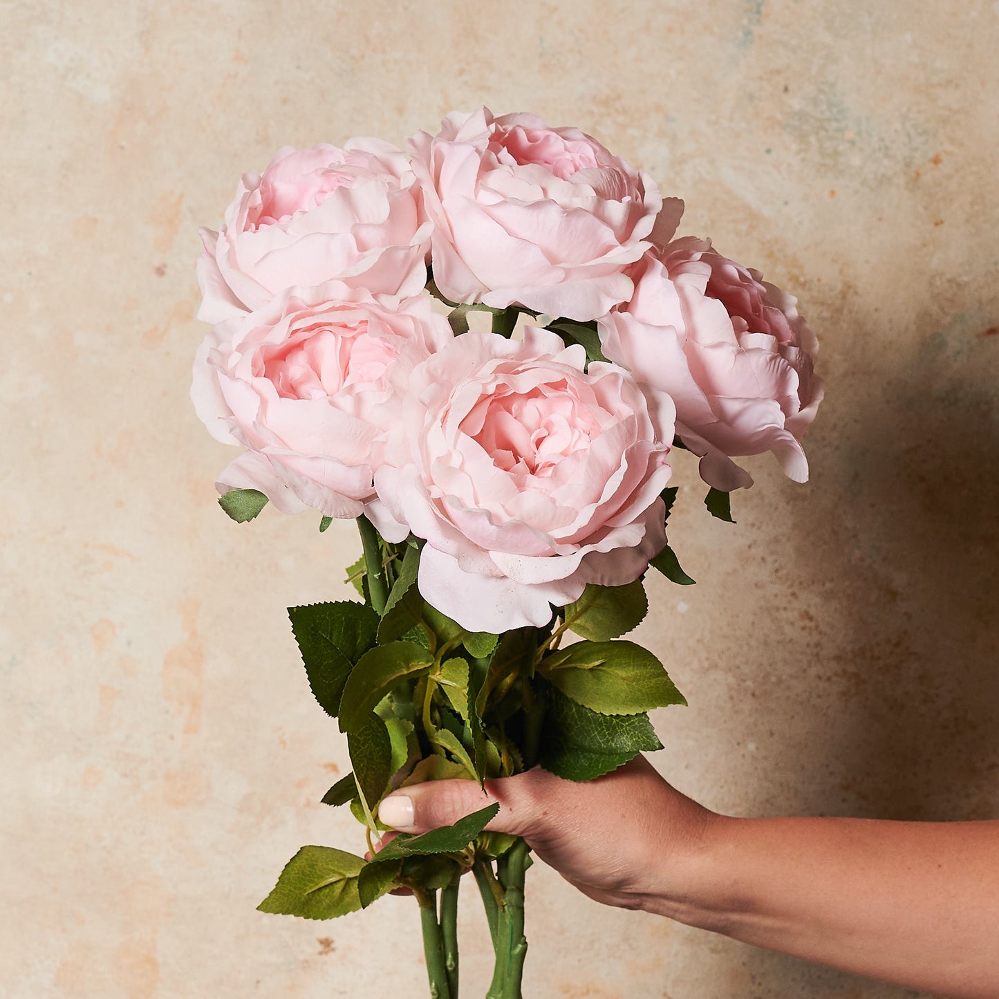 Peony Rose Real Touch Flower Stem