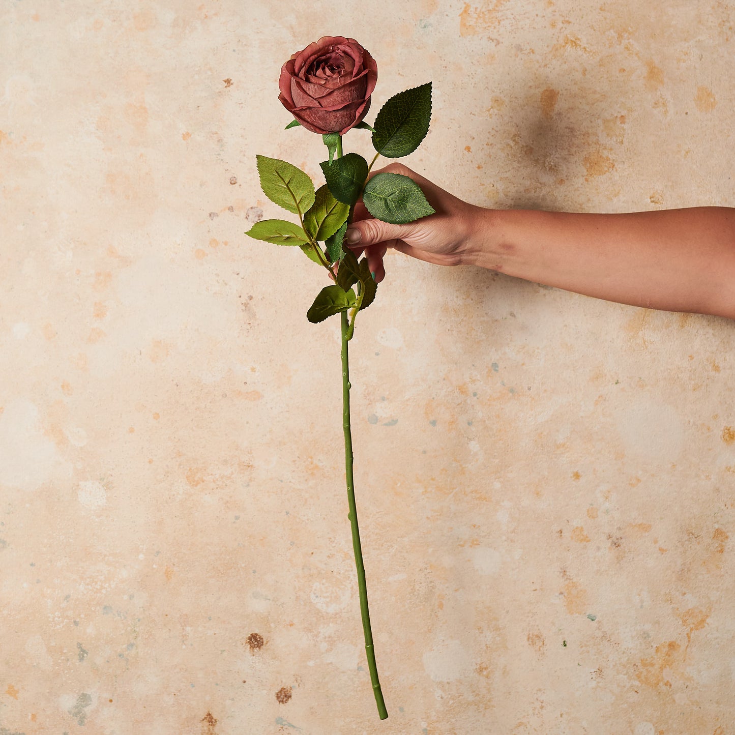 Rose Medium Bloom Real Touch Flower Stem