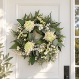 White Christmas Wreath
