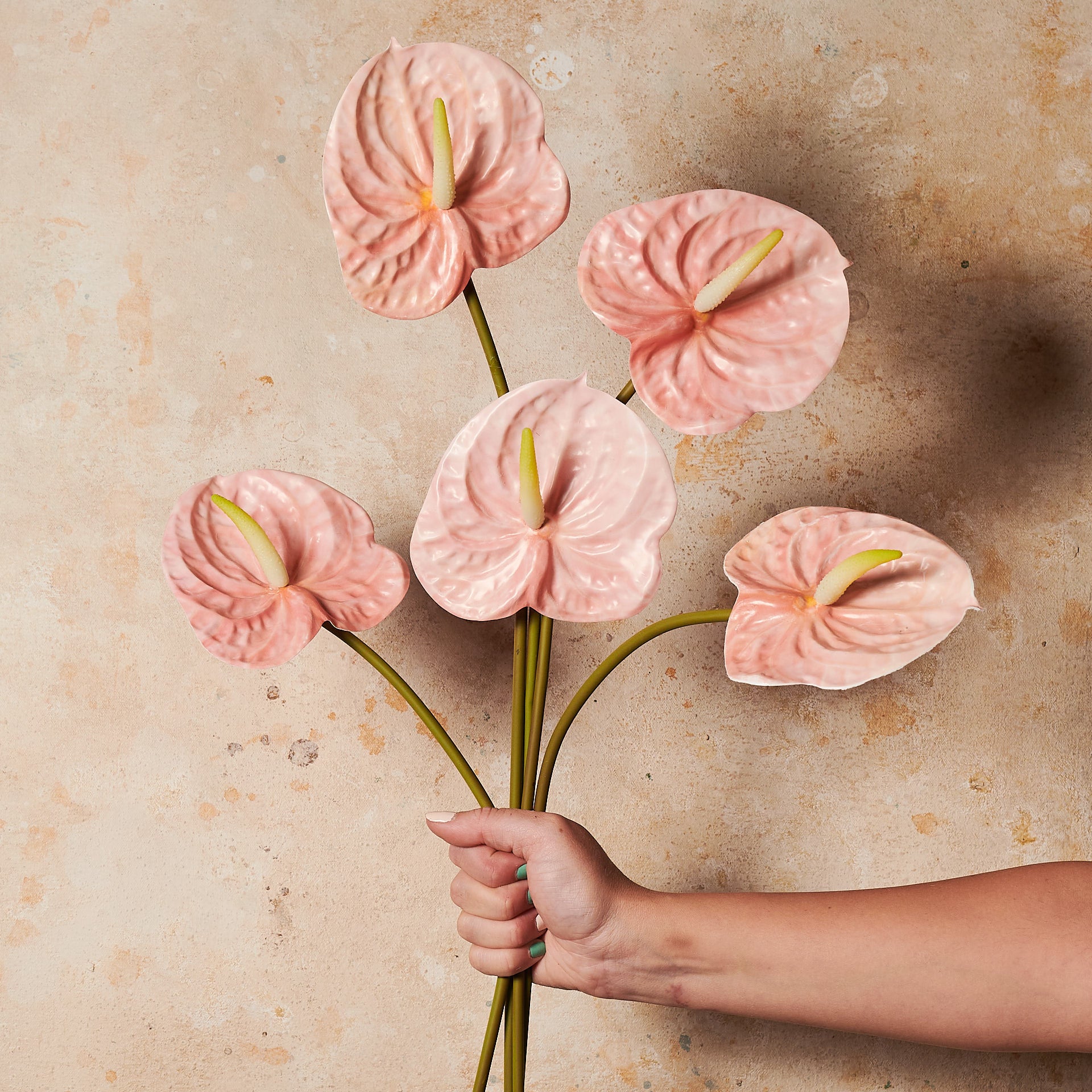 anthurium artificiel Artificial Anthurium Real Touch Flower Stem