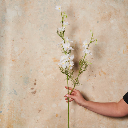 Delphinium Spray Real Touch Flower Stem
