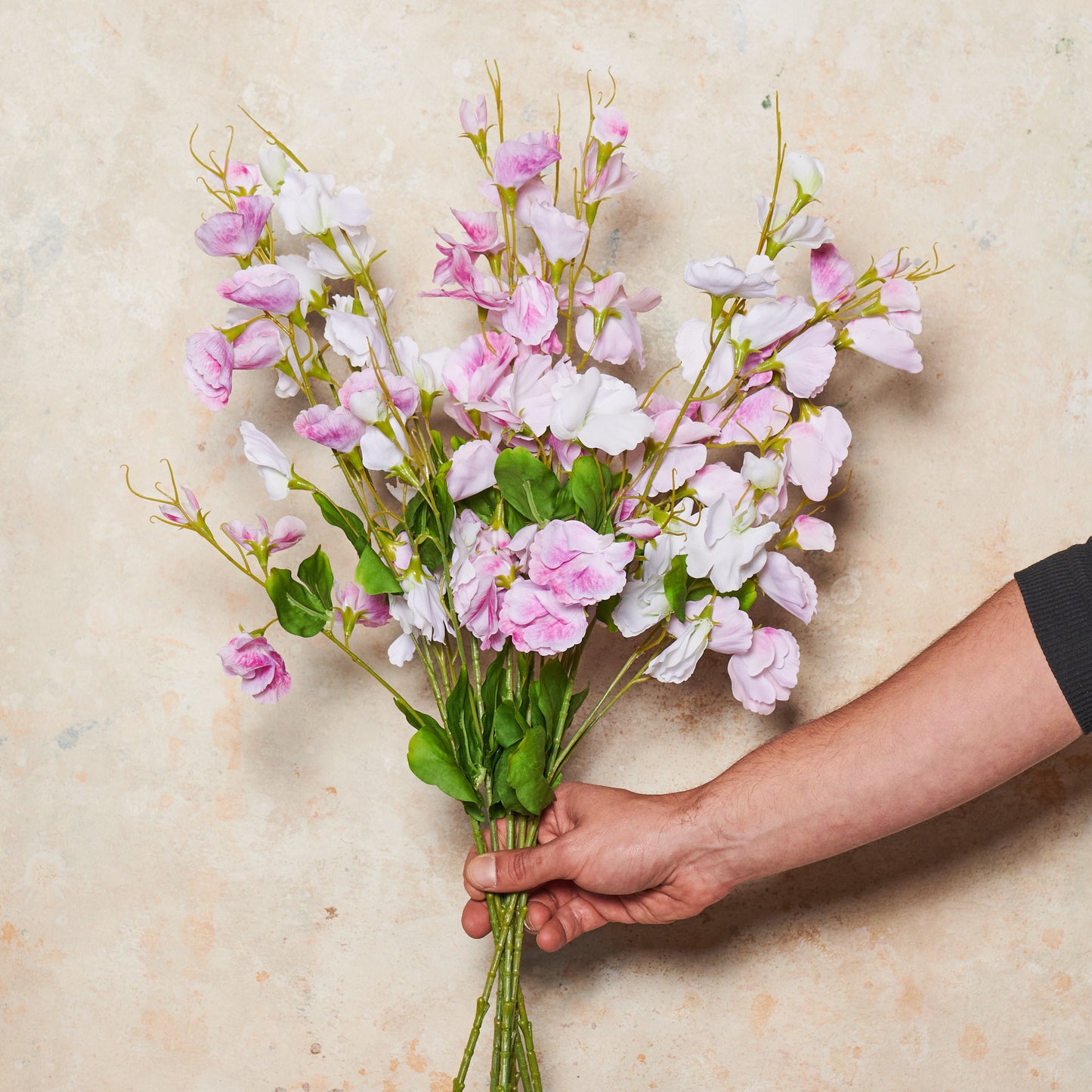 Sweet Pea Spray Real Touch Flower Stem