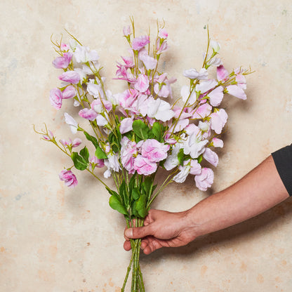 Sweet Pea Spray Real Touch Flower Stem