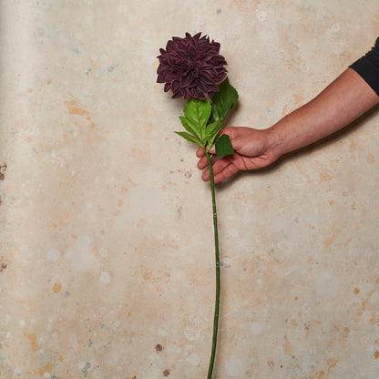 Pompon Dahlia Large Real Touch Flower Stem