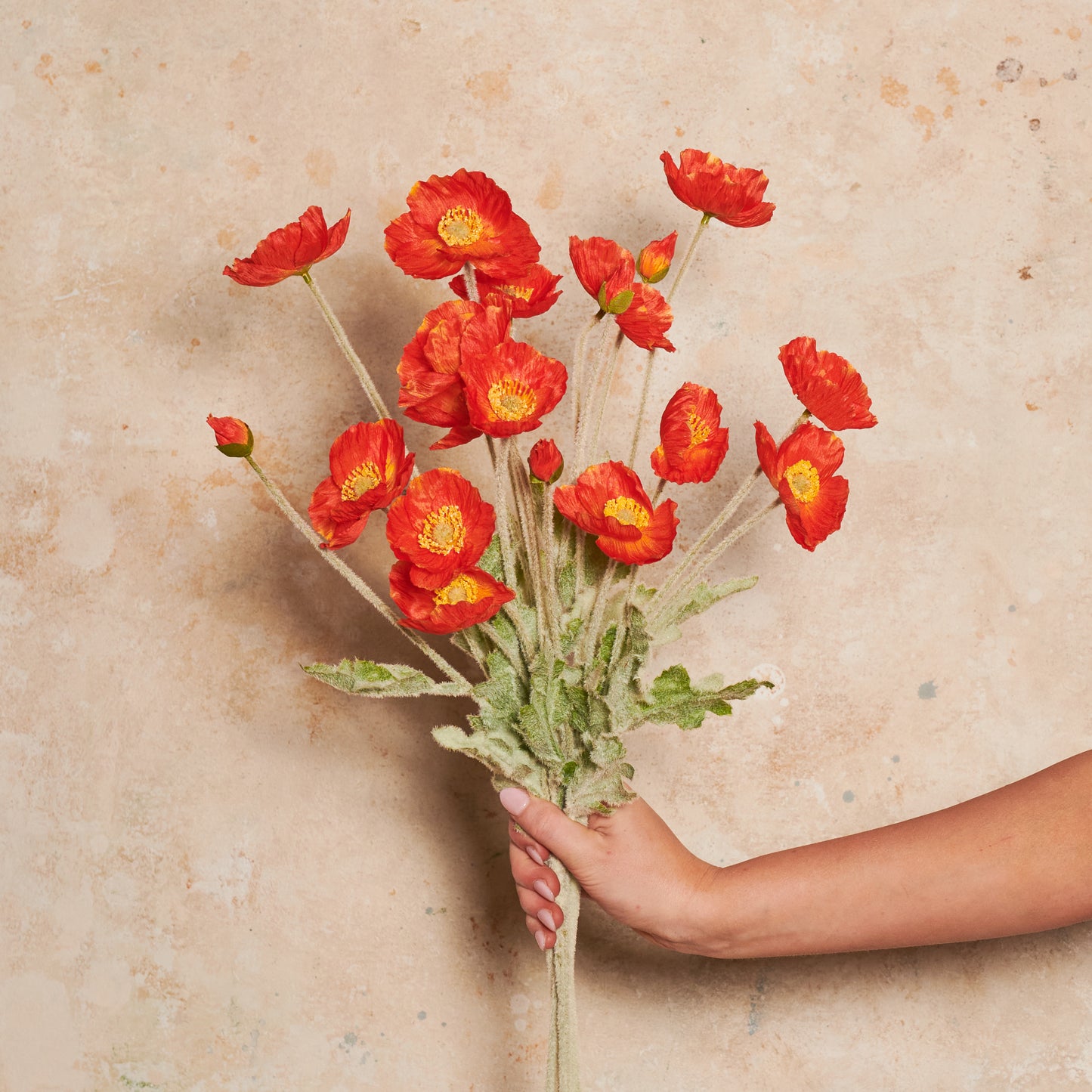 Poppy Real Touch Flower Stem