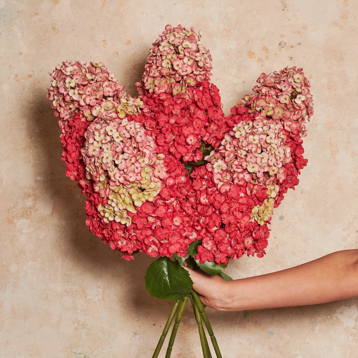Cone Hydrangea Real Touch Flower Stem