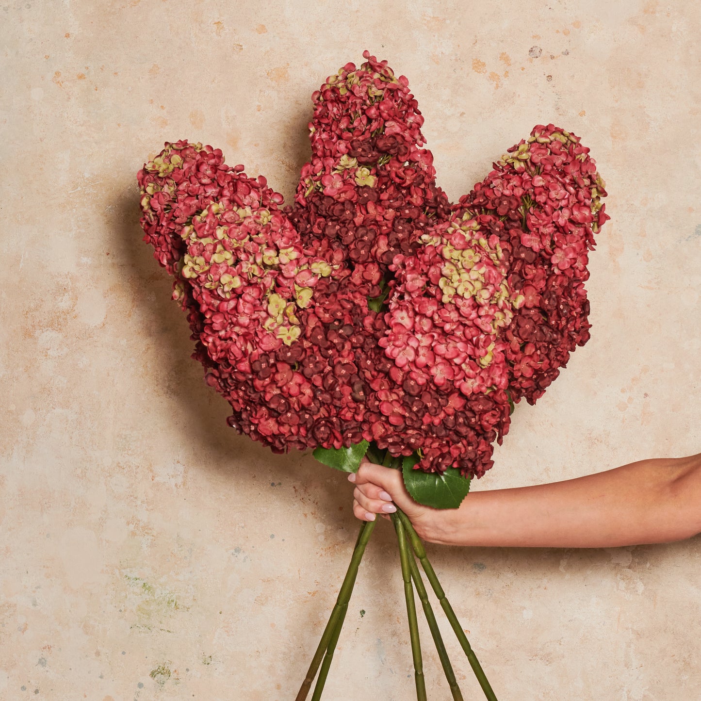 Cone Hydrangea Real Touch Flower Stem