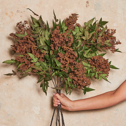 Pepperberry Cluster Real Touch Flower Stem