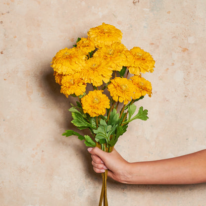 Marigold Real Touch Flower Stem