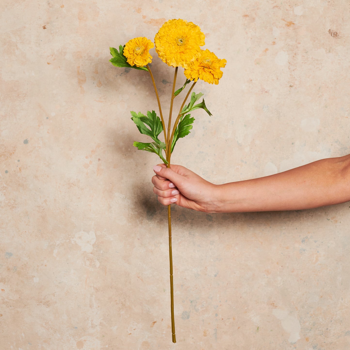 Marigold Real Touch Flower Stem