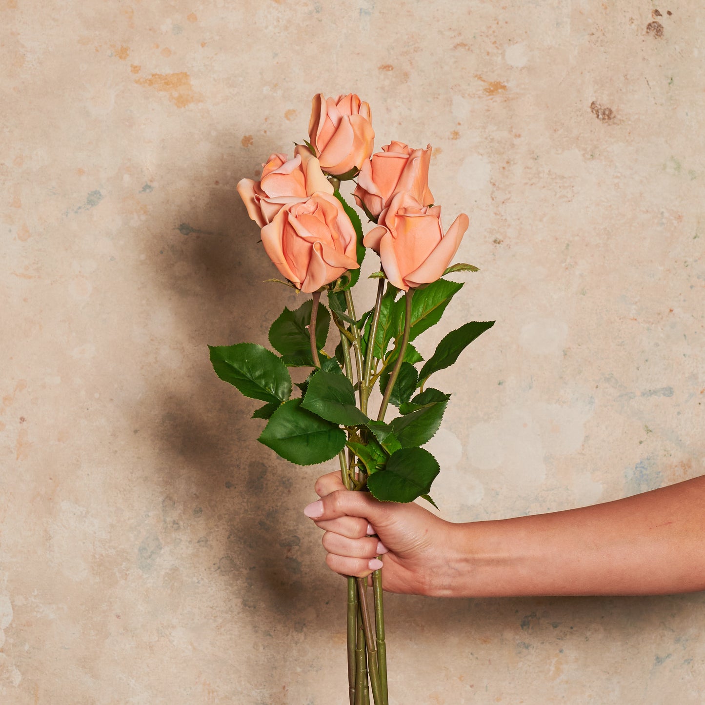 Bud Rose Real Touch Flower Stem