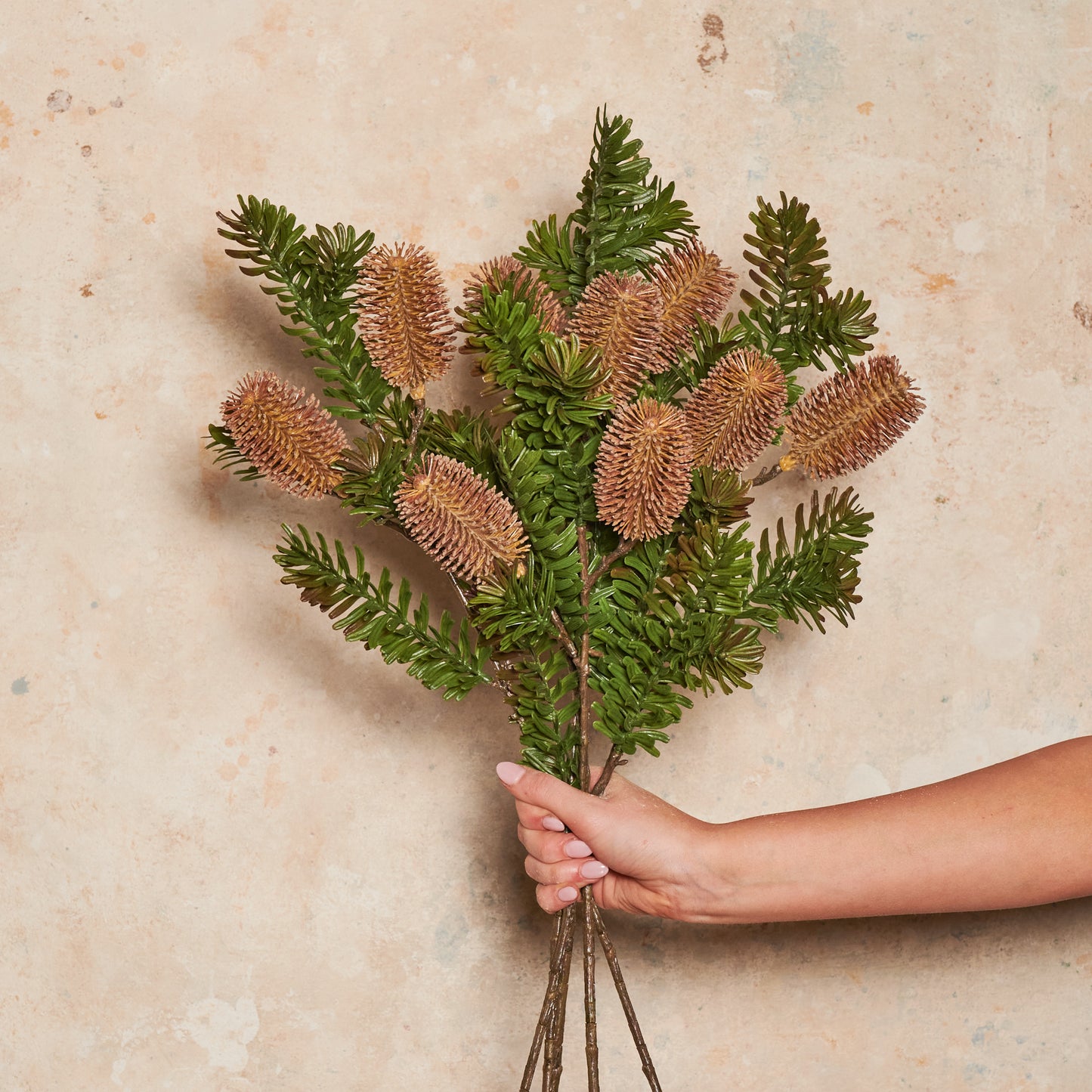 Banksia Spray Real Touch Flower Stem