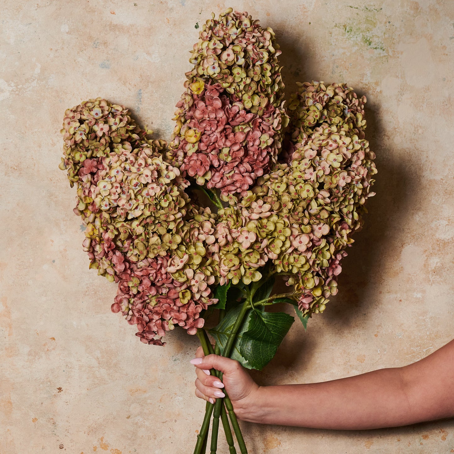 Cone Hydrangea Real Touch Flower Stem