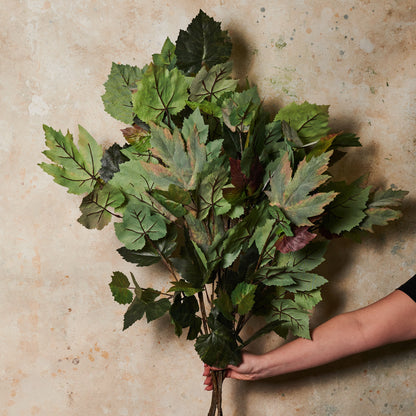 Maple Leaf Spray Real Touch Flower Stem