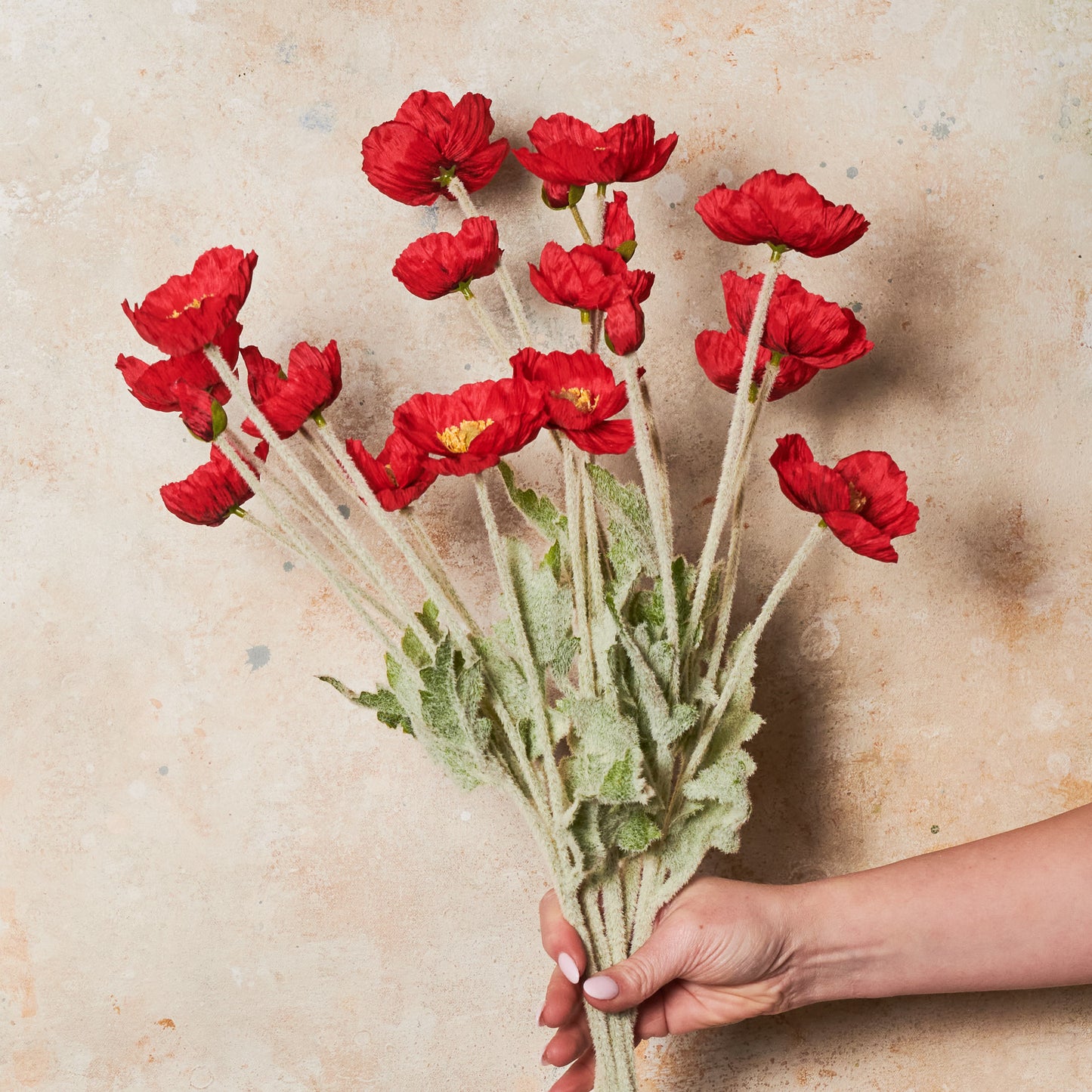 Poppy Real Touch Flower Stem