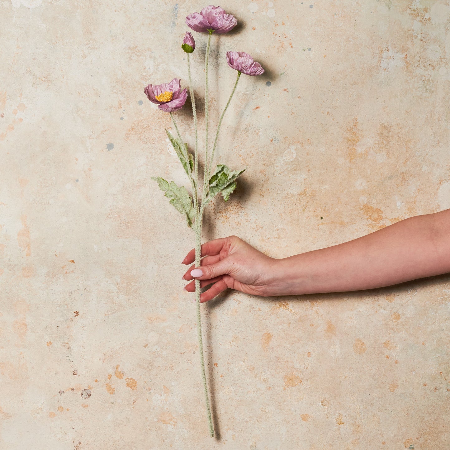Poppy Real Touch Flower Stem
