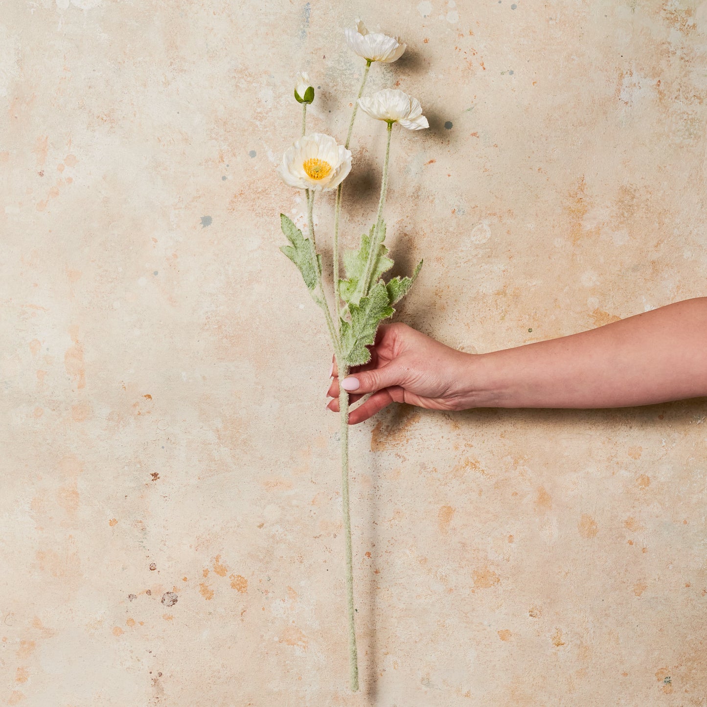 Poppy Real Touch Flower Stem