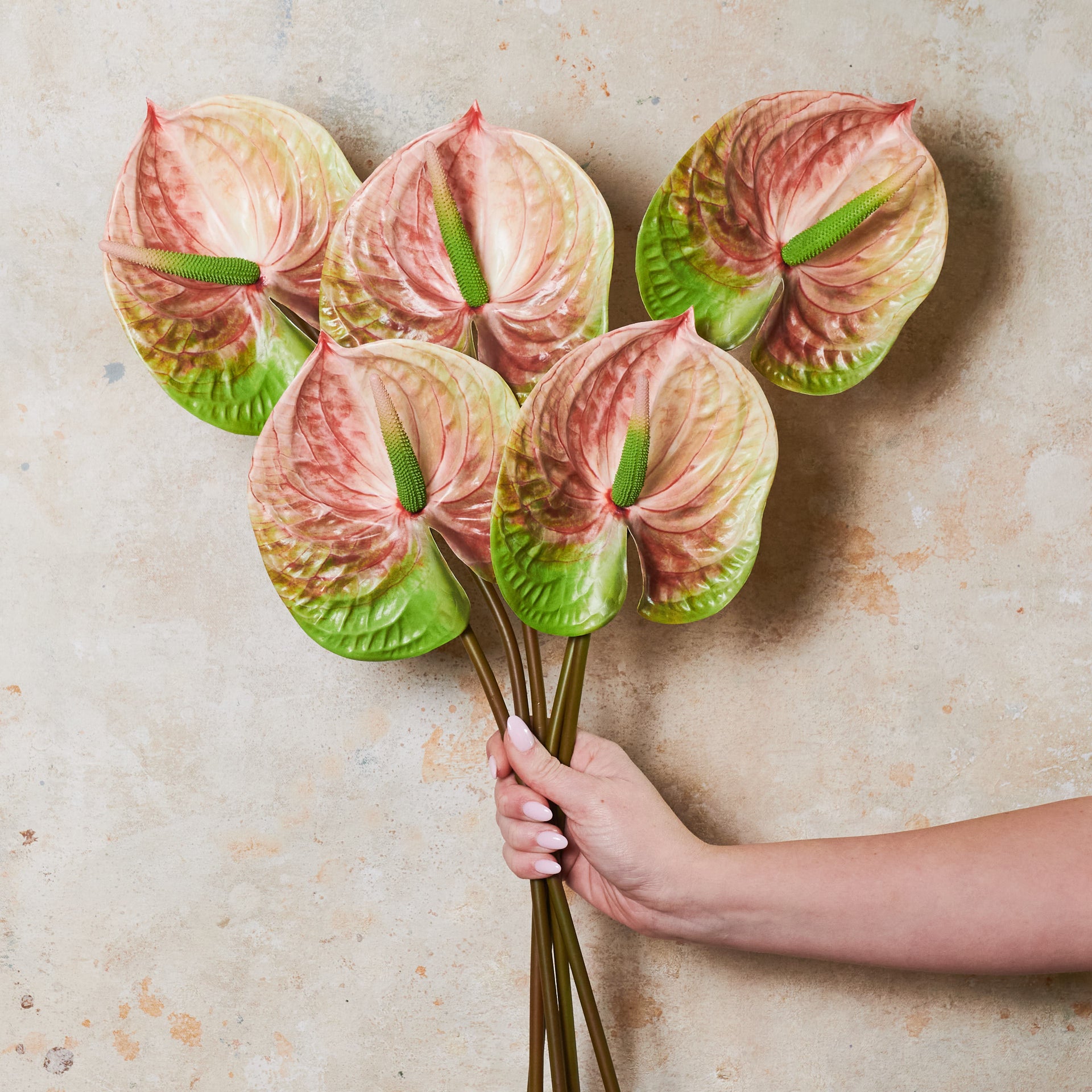 faux anthurium Artificial Anthurium Real Touch Flower Stem