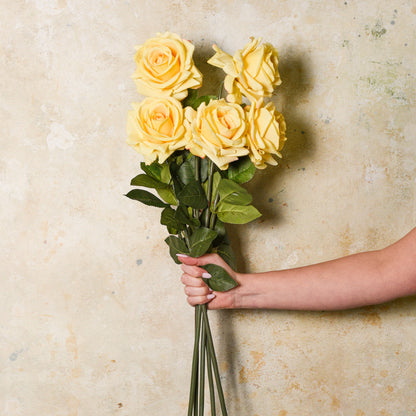 Rose Hannah Real Touch Flower Stem