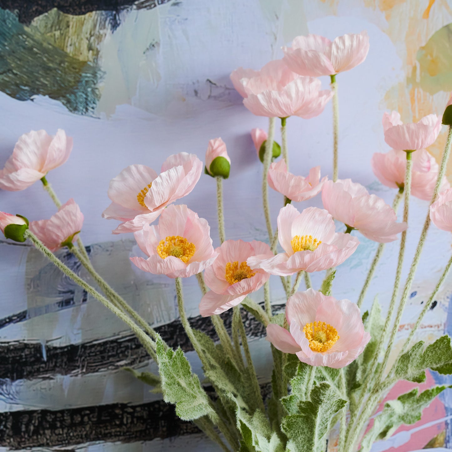 Poppy Real Touch Flower Stem