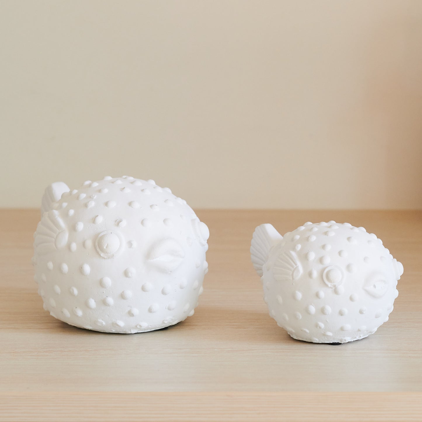Aquarius Blowfish Sculpture Set