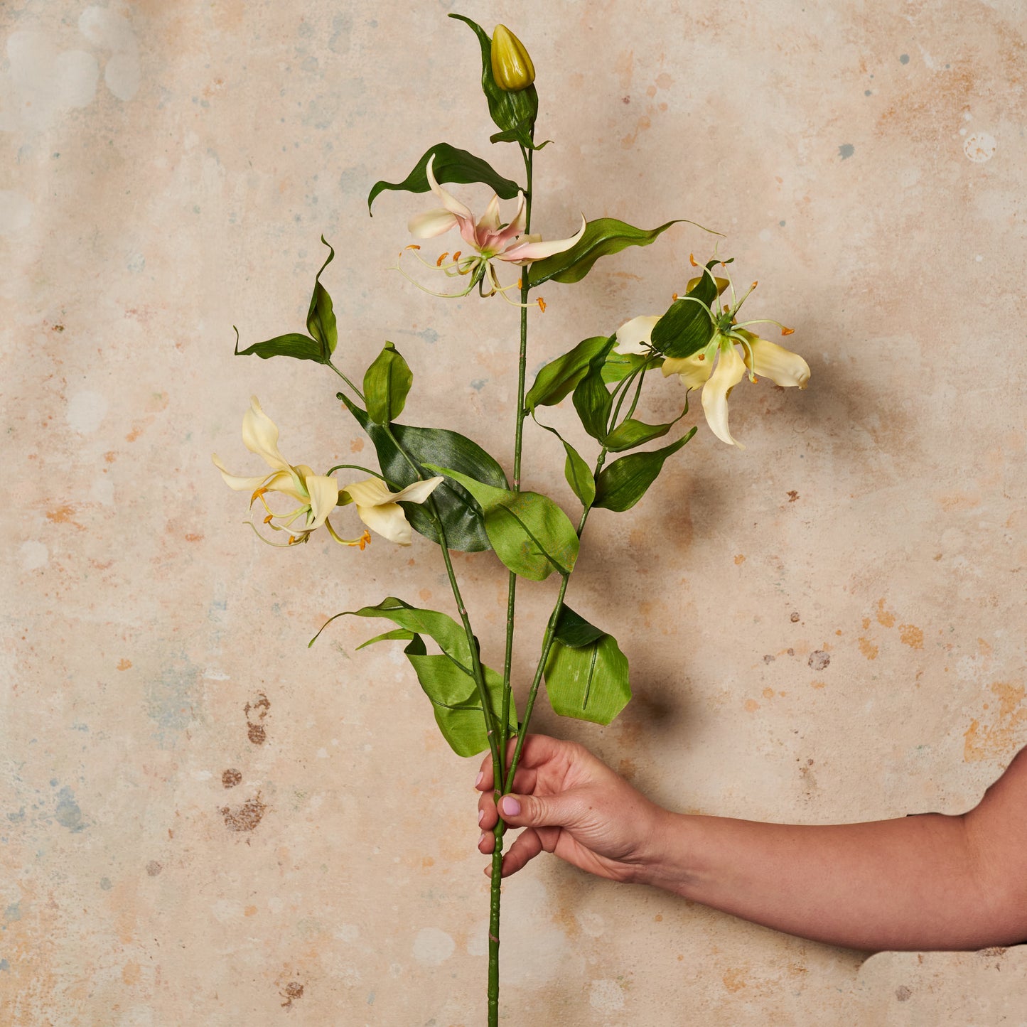 Gloriosa Spray Real Touch Flower Stem