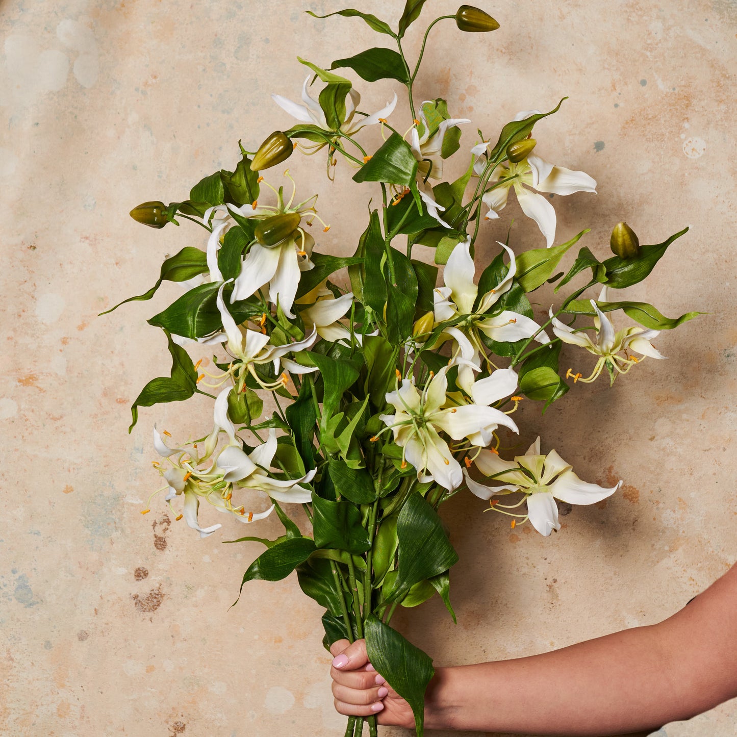 Gloriosa Spray Real Touch Flower Stem