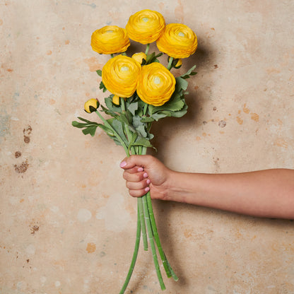 Ranunculus Real Touch Flower Stem