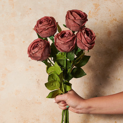 Rose Medium Bloom Real Touch Flower Stem