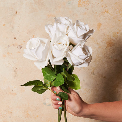 Rose Yvie Real Touch Flower Stem