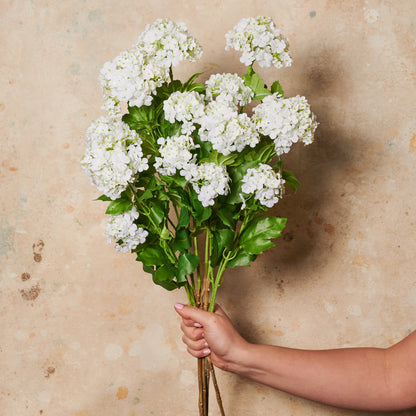 Snowball Spray Real Touch Flower Stem