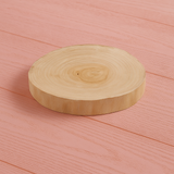 Rustic Wood Slice Base