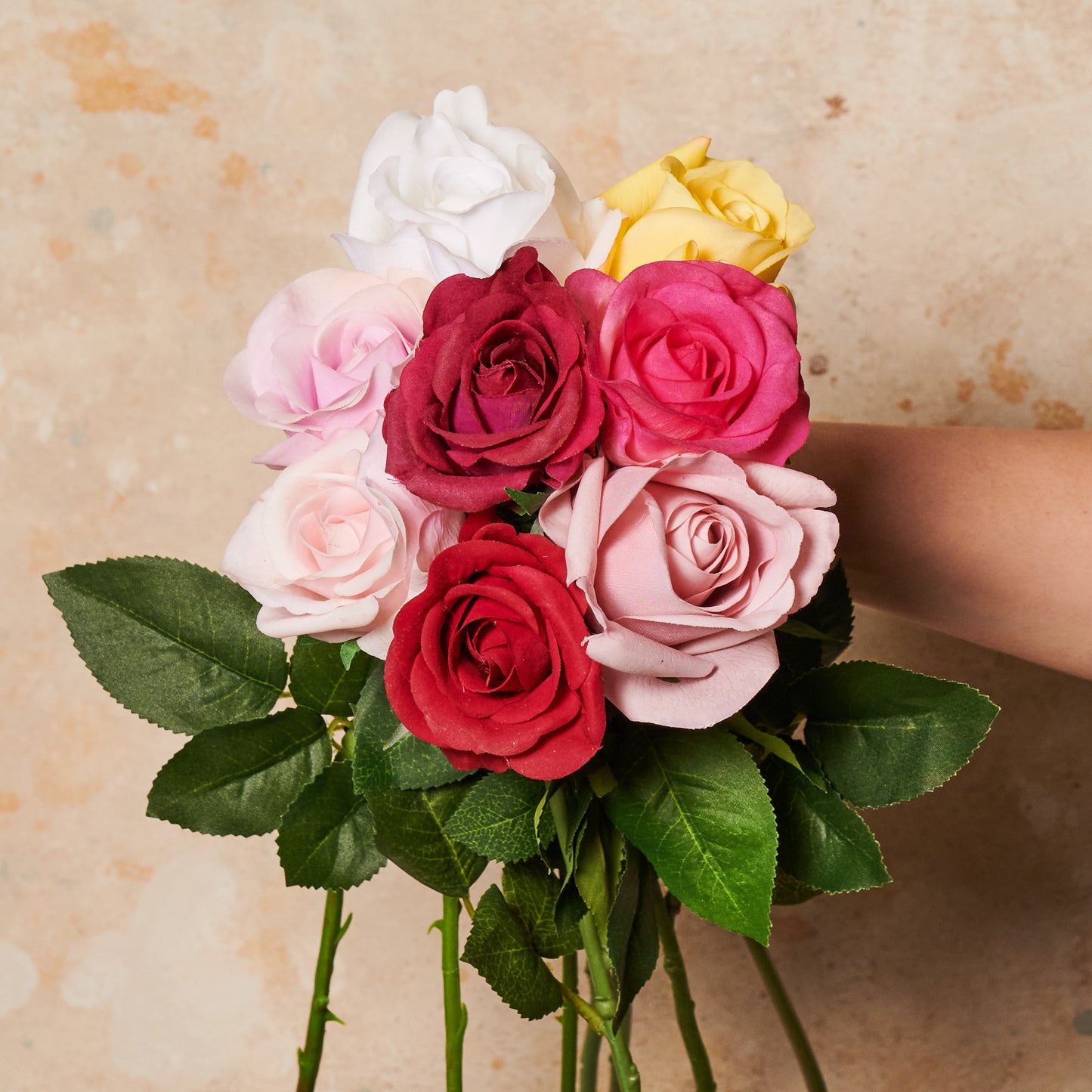 Rose Early Bloom Real Touch Flower Stem